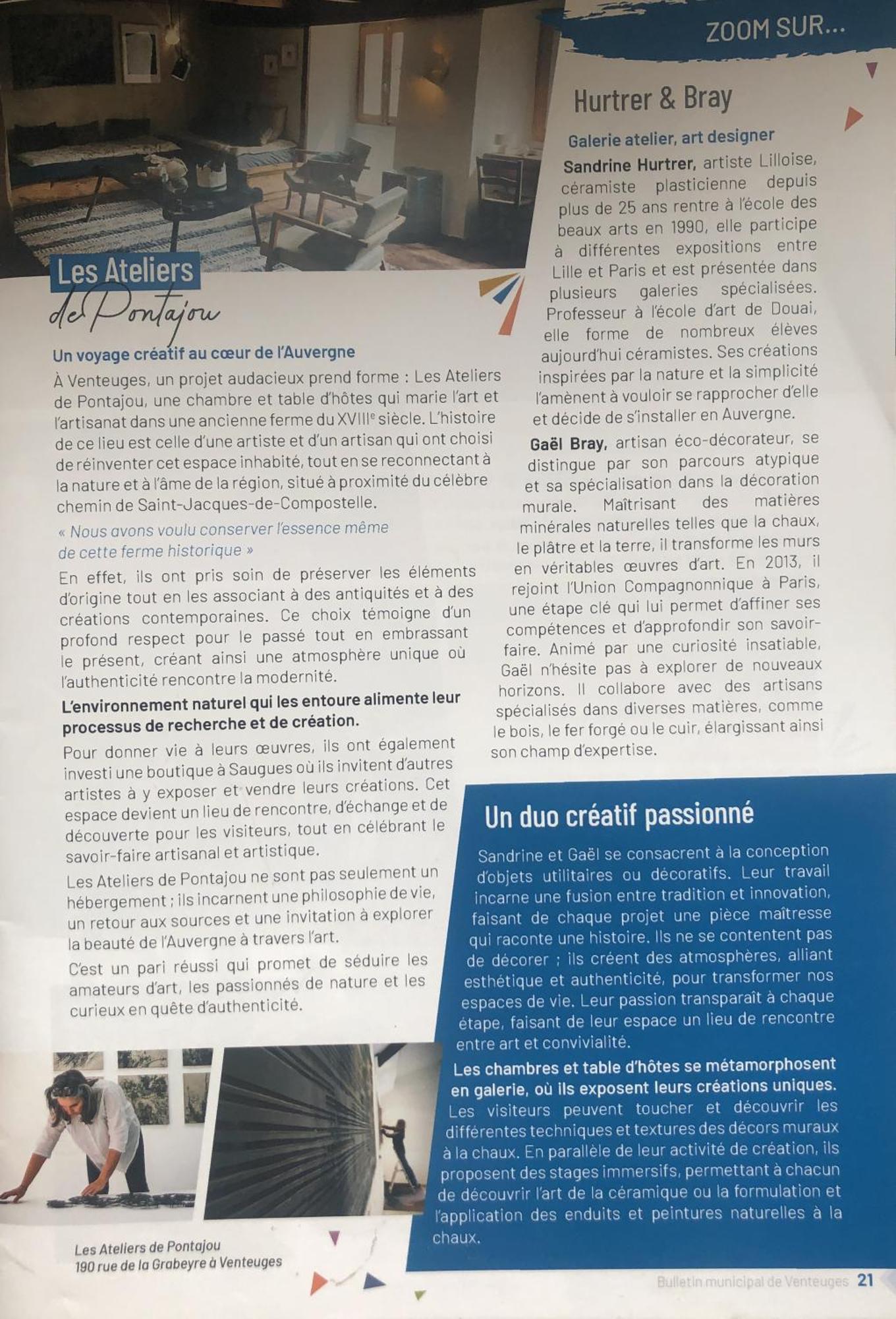 Chambres Et Tables D'Hotes - Les Ateliers De Pontajou - Pelerin Navette Gratuite A Saugues Venteuges Buitenkant foto